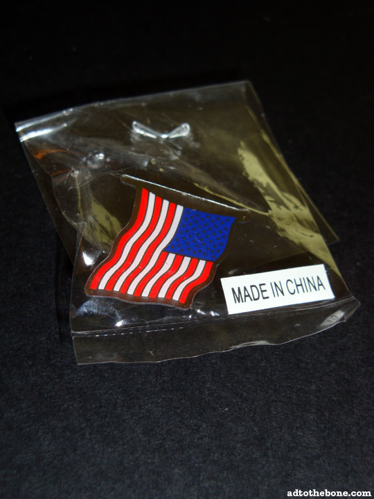 flag lapel pin conference freebie