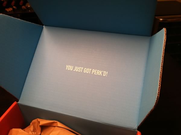 You just got perk'd!